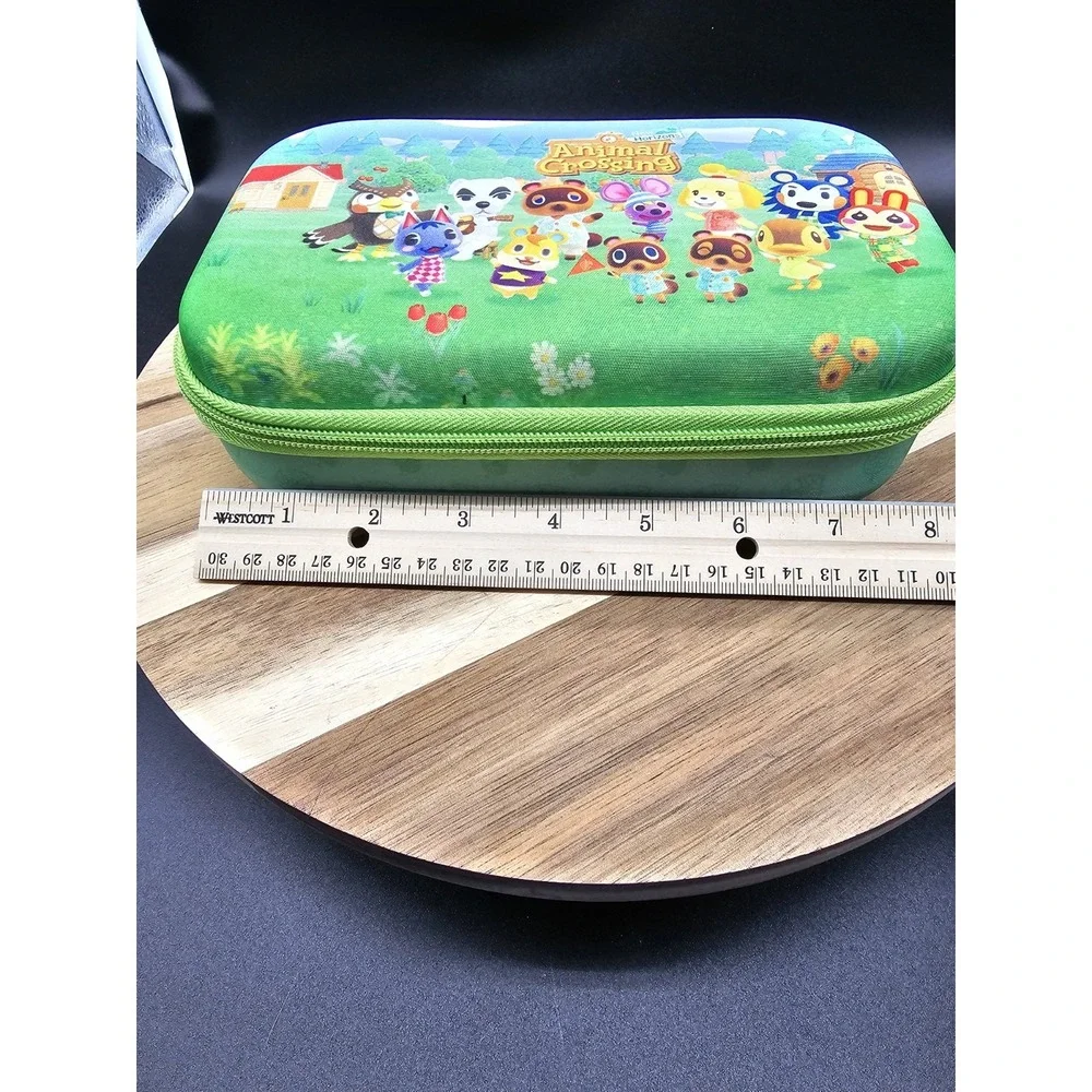 Nintendo Animal Crossing New‎ Horizons Zippered Pencil Case Storage Box...